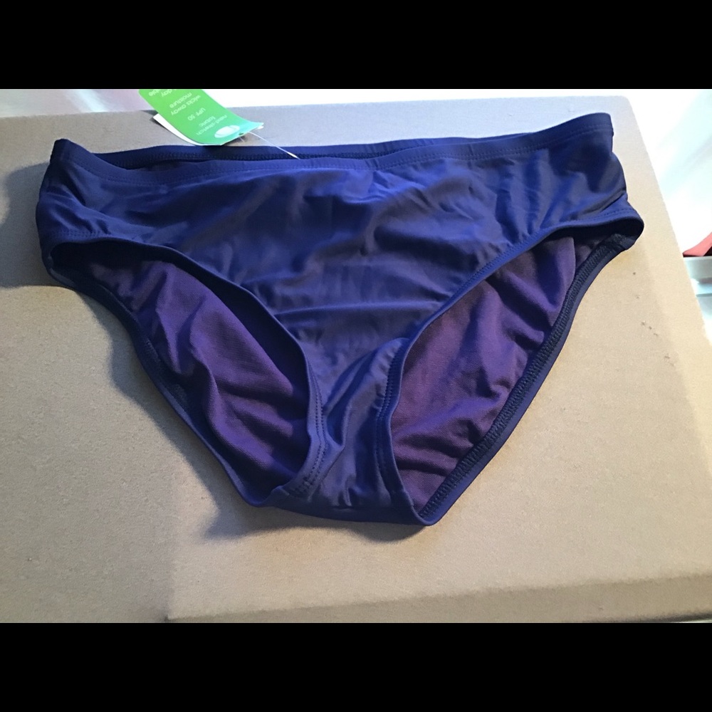 Next Navy Mid-Rise Bikini Bottons